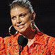 Singers Fergie and Marc Anthony present the award for 'Best Rap Performance' at the 54th annual Grammy Awards in Los Angeles