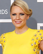 Television personality Carrie Keagan arrives at the 55th annual Grammy Awards in Los Angeles, California