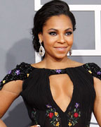 Singer Ashanti arrives at the 55th annual Grammy Awards in Los Angeles, California