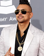 Jamaican reggae artist Sean Paul arrives at the 55th annual Grammy Awards in Los Angeles, California