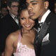 Singer Janet Jackson poses with singer Mario at the Clive Davis pre-Grammy party in Beverly Hills.