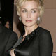 Actress Sharon Stone and Richard Blackstone arrive at the Clive Davis pre-Grammy party in Beverly Hills.