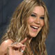 British singer Joss Stone backstage after performing in the 47th annual Grammy Awards at the Staples Center in Los Angeles.