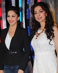 Madhuri Dixit and Juhi Chawla