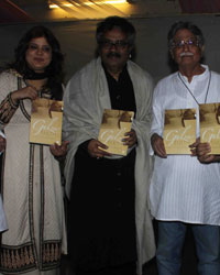 Launch of script writer Javed Siddhiqui's book at Literature festival, JJ school of arts in Mumbai