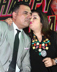 Boman Irani, Farah Khan and Shah Rukh Khan