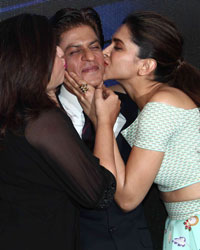 Farah Khan, Shah Rukh Khan and Deepika Padukone