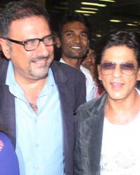 Farah Khan, Boman Irani, Shah Rukh Khan and Abhishek Bachchan