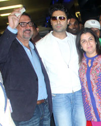 Farah Khan, Boman Irani, Shah Rukh Khan and Abhishek Bachchan