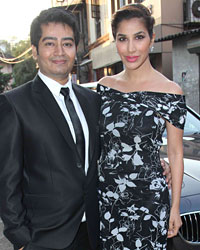 Fashion designer Harsh Gupta and Sophie Choudhary