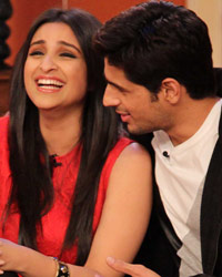 Ali Asgar, Parineeti Chopra and Sidharth Malhotra