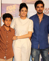 Partho A. Gupte, Sridevi and Saqib Saleem