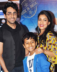 Ayushmann Khurrana, Naman Jain and Pallavi Sharda