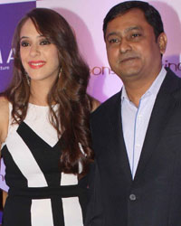 Hazel Keech at the launch of BI LUMA Skincare Cream