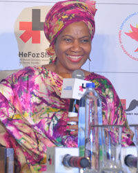 Farhan and Phumzile Mlambo-Ngcuka, UN Under-Secretary-General and Executive Director of UN Women