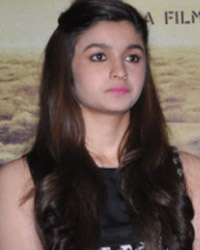 Imtiaz Ali and Alia Bhatt in Bengaluru City for the launch of the movie 'HIGHWAY'