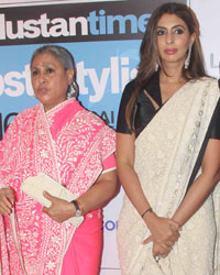 Jaya Bachchan, Shweta Bachchan and Amitabh Bachchan