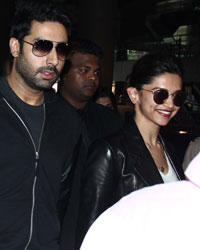 Abhishek Bachchan and Deepika Padukone