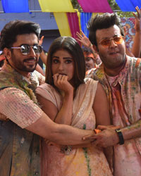 Sunny Singh, Mouni Roy and Varun Sharma