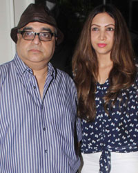 Raj Kumar Santoshi with Wife