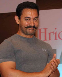 Aamir Khan and former hockey player Dhanraj Pillay