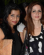 Aishwarya Pathy with Sussane and Hrithik Roshan