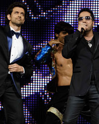 Hrithik Roshan and Mika Singh