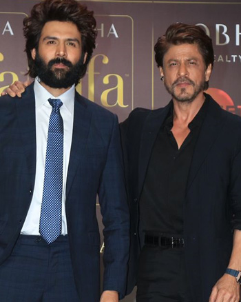 Kartik Aaryan and Shah Rukh Khan