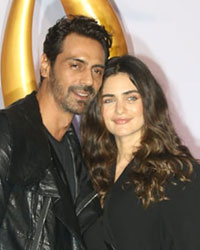 Arjun Rampal and Gabriella Demetriades