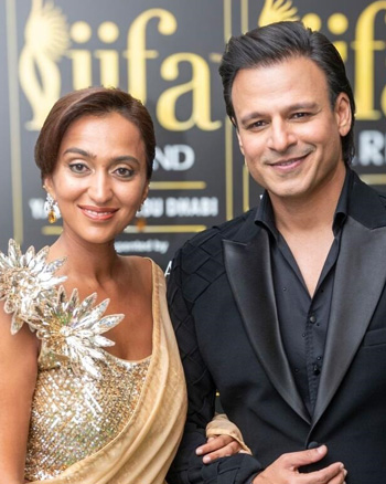 Priyanka Alva Oberoi and Vivek Oberoi