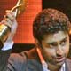 Abishek Bachchan accepts the IIFA award for best male support role