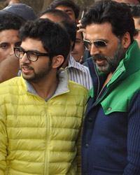 Aditya Thackeray and Akshay Kumar