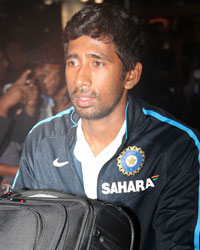 Indian Cricket Team at Mumbai Airport