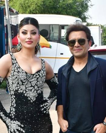 Urvashi Rautela and Shael Oswal