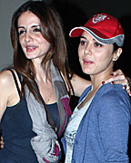 Suzzane Roshan and Preity Zinta