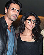 Sudhir Mishra, Arjun Rampal and Chitrangada Singh, Mehr Jesia