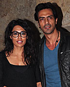 Arjun Rampal and Chitrangada Singh