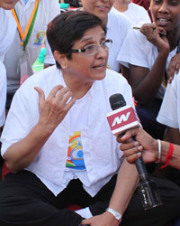 Kiran Bedi at International Yoga Day Celebrations