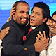 Yusuf Khan and Shah Rukh Khan performing at IPL Awards