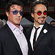 Sylvester Stallone and Robert Downey Jr