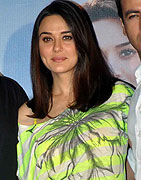 Raj, Preity Zinta and Rhehan Malliek