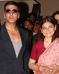 Akshay Kumar and Maneka Gandhi