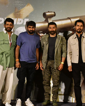 Vineet Kumar Singh, Gopichand Malineni, Sunny Deol and Randeep Hooda