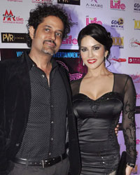 Kaizad Gustadd and Sunny Leone