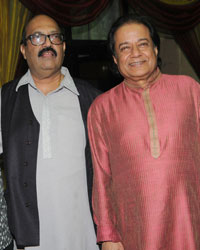 Champak Jain with Amar Singh and Anup Jalota