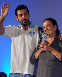 John Abraham and Firoza Irani