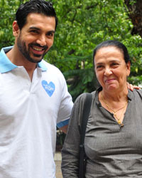 John Abraham and Firoza Irani