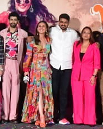 Dhvani Bhanushali, Aashim Gulati and others attend the special live musical performances of their film Kahan Shuru Kahan Khatam