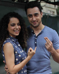 Kangana Ranaut and Imran Khan