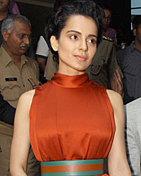 Kangana Ranaut and Vir Das at promotion of Revolver Rani in Noida